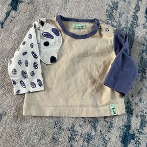 Lilly & Sid Baby Boy Shirt Top 0-3 Months